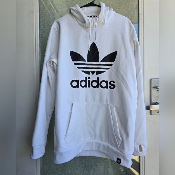 Adidas White Hoodie for Men - Picture 1 of 10